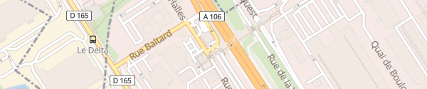 Karte Total Rue du Pont des Halles Rungis