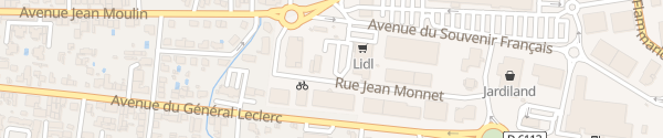 Karte Lidl Avenue du Souvenir Français Carcassonne