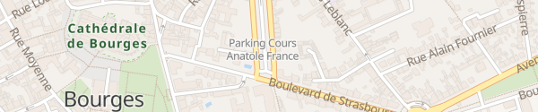 Karte Parking Anatole France Bourges