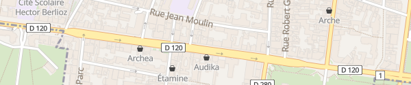 Karte Hôtel Daumesnil-Vincennes Vincennes