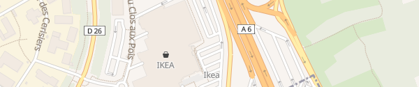 Karte IKEA Lisses