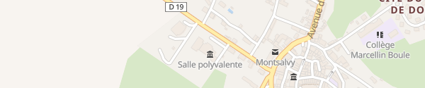 Karte Salle Polyvalente Montsalvy