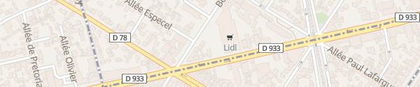 Karte Lidl Boulevard Jean Moulin Livry-Gargan