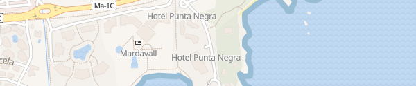 Karte H10 Punta Negra Costa d'en Blanes