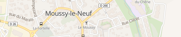 Karte Rue de Lamaze Moussy-le-Neuf