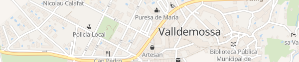 Karte Marktplatz Valldemossa