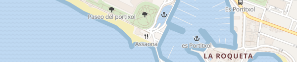 Karte Assaona Gastrobeach Club Mallorca Palma