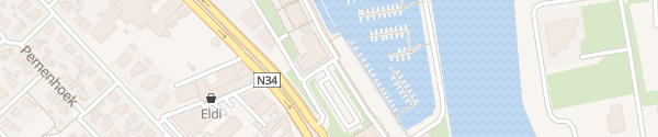 Karte Alter Yachthafen Nieuwpoort