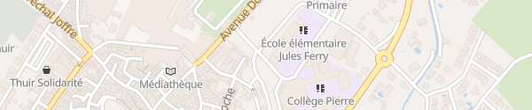 Karte École primaire Jean Jaurès Thuir