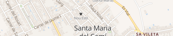 Karte Plaça Nova Santa Maria del Camí