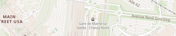 Karte Gare Chessy