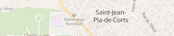 Karte La Poste Saint-Jean-Pla-de-Corts