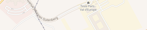 Karte Supercharger Tesla Center Paris Bailly-Romainvilliers