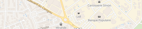 Karte Lidl Saint-Estève