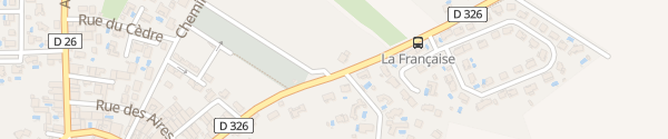 Karte Avenue de la Ginesto Ginestas