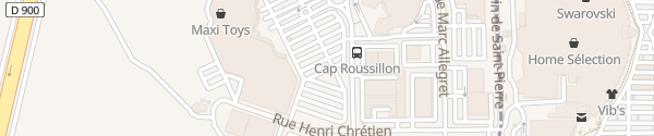 Karte Supercharger Cap Roussillon Rivesaltes