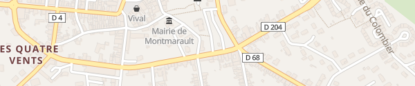 Karte Boulevard Tourret Montmarault