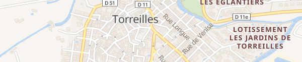Karte Rue Louis Pasteur Torreilles