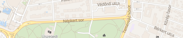 Karte Népkert sor Szeged