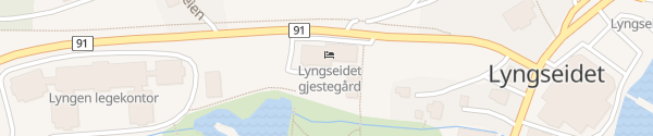 Karte Lyngseidet Gjestegård Lyngseidet