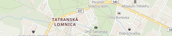 Karte Hotel Lomnica Vysoké Tatry