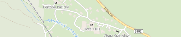 Karte Hotel Hills Stará Lesná