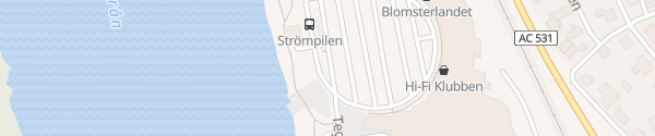 Karte Strömpilen Umeå
