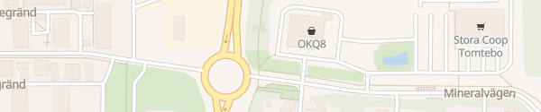 Karte OKQ8 Carlslid Umeå
