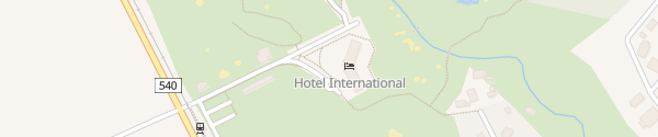 Karte Hotel International Veľká Lomnica