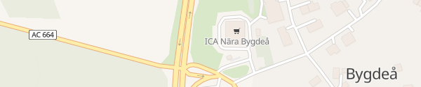 Karte ICA Nära Bygdeå