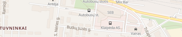 Karte Autobusbahnhof Klaipėda