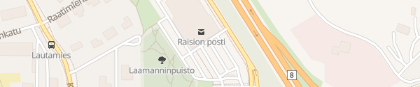 Karte K-Supermarket Raisio