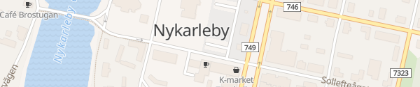 Karte Marktplatz Nykarleby