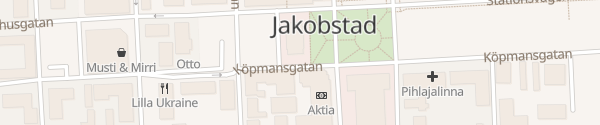 Karte Kauppiaankatu Pietarsaari