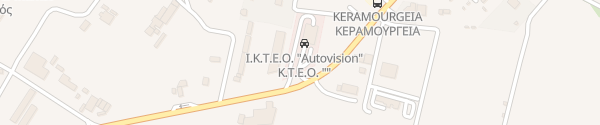 Karte Autovision KTEO Thermi