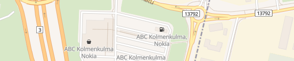 Karte ABC Kolmenkulma Nokia