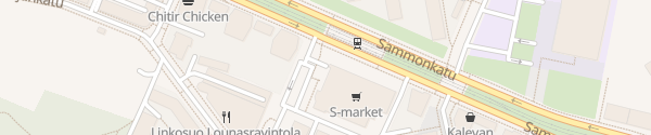 Karte S-market Kaleva Tampere