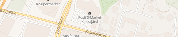 Karte S-market Kaukajärvi Tampere