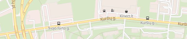 Karte Kuršių g. Kaunas