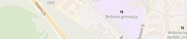 Karte B. Sruogos gatve Birštonas