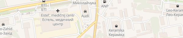 Karte Audi Centre Lviv