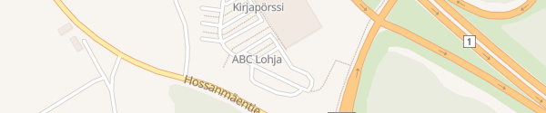Karte ABC Tankstelle/Shoppingcenter Lohja