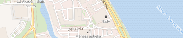 Karte Dēļu iela Riga