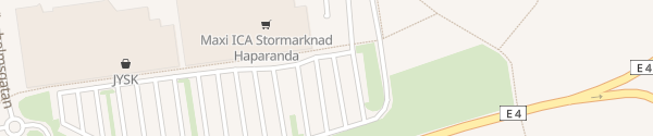 Karte ICA Maxi Stormarknad Haparanda