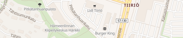 Karte Lidl Tiiriö Hämeenlinna