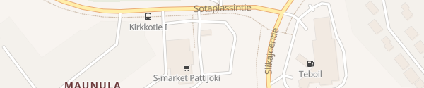 Karte S-market Pattijoki Raahe