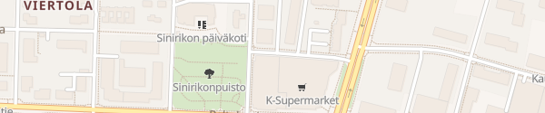 Karte K-Supermarket Yliveto Vantaa