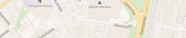 Karte K-Citymarket Kerava