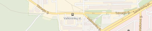 Karte Titnago gatvė Vilnius