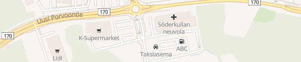 Karte S-market Söderkulla